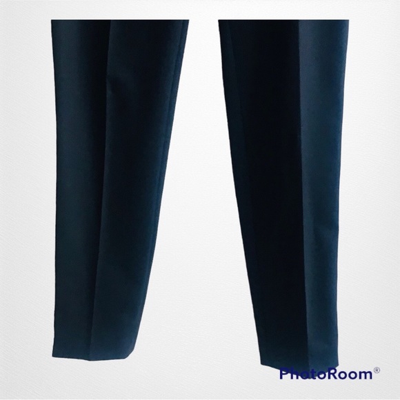 Calvin Klein-205W39NYC-RAF Simon’s  Women’s Black Pants with Red/Velvet Stripe - Picture 12 of 14